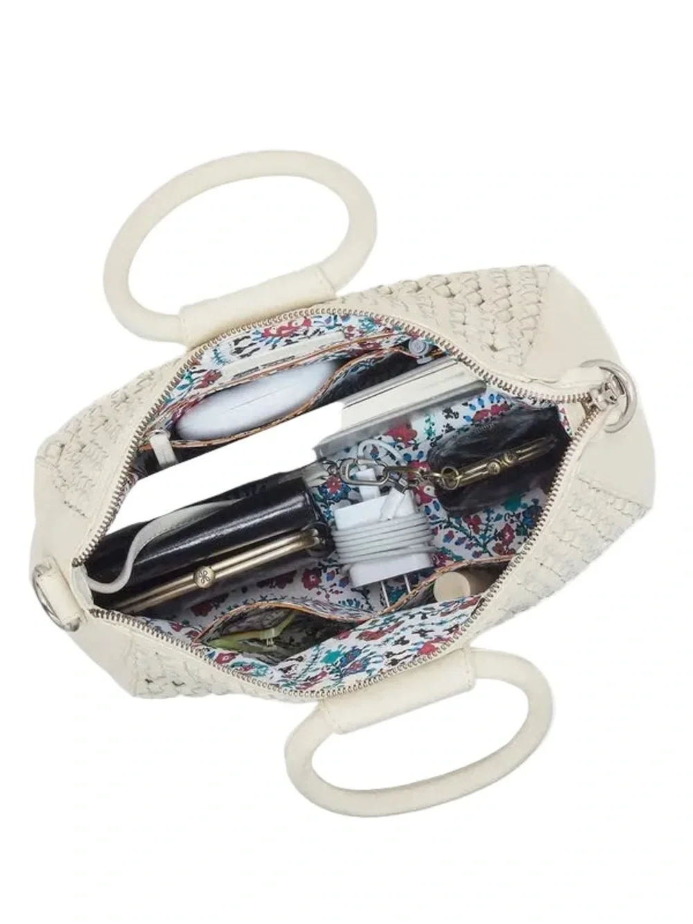 Hobo Sheila Medium Satchel Whitecap